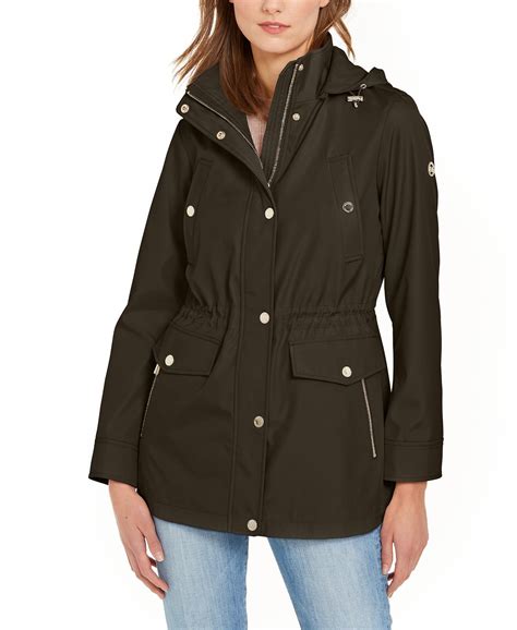 spring jacket michael kors|michael kors anorak jacket women.